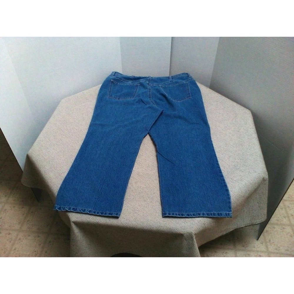 Liz & Me Women's Jeans (38x26) Signature Tummy-Support Stretch Med-Wash Sz 18WP - Picture 4 of 16